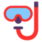 Diving Mask emoji on Microsoft